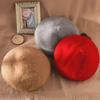 Warm Artist Beret Wool Thickened Flat Cap French Women's Painter Hat  Female Girls