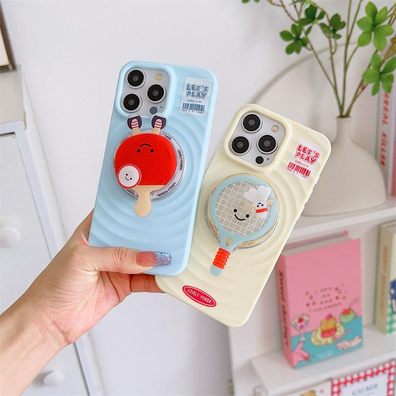 Мягкий силиконовый 3D-чехол для телефона с магнитной волной и подставкой Air Bag для iPhone 16, 15, 14, Pro Max Plus, 13, 12, Pro, 11. Универсальный защитный чехол от падения