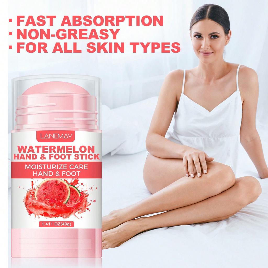 Крем для ног от трещин с арбузом, маслом жожоба, алоэ вера и гиалуроновой кислотой. Глубокое увлажнение для сухих потрескавшихся пяток, ступней, рук, коленей и локтей.