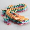 3D-печатный волшебный дракон с подвижными суставами, игрушка-антистресс, вращающийся, шарнирный, офисный настольный орнамент, игрушка для взрослых и детей, поделки