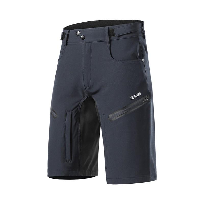 Mens Cycling Shorts 5 Quick-Dry Breathable Mountain Bike Trail Running Hiking Outdoor Sports