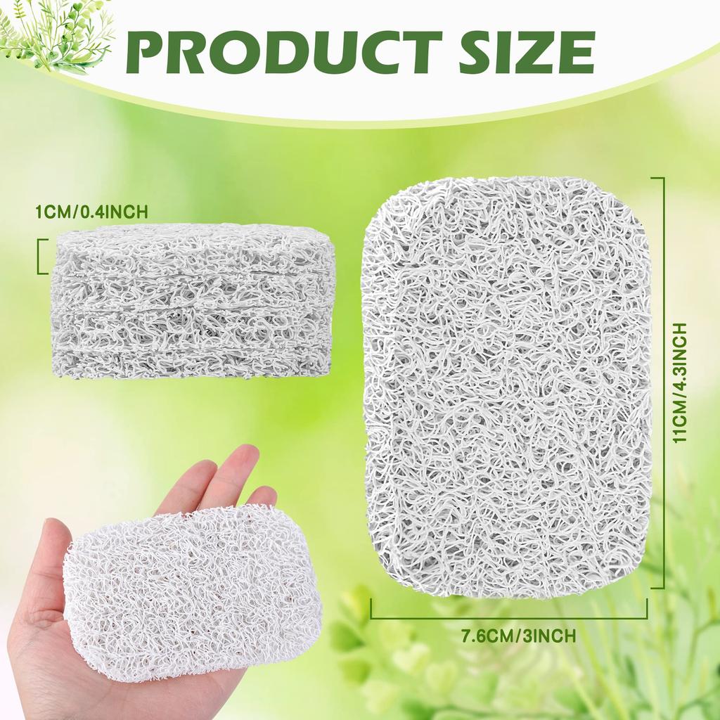 6pcs Soap Lifting Pads for Soap Dish,Bars soap Holder for Shower Kitchen Bathroom Travel Hotel Cleaning Supplies