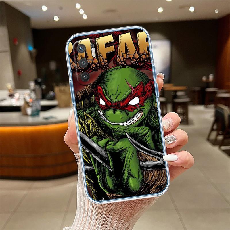 RE61 TMNT Transparent Phone Case for Motorola Moto E13 E15 E20 E22 E22I E22S E30 E32 E40 E7 E7I G Plus Power Play Stylus G22 G14