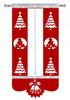 Panel SCREEN openwork curtain CHRISTMAS Christmas tree bell crystal GLAMOUR gloss