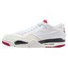 Air 4 RM White Fire Red Мужские кроссовки Varsity-Red Black Neutral-Grey FQ7939-102
