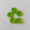 Новая Милая Мини Зеленая Салатная Листва Смоляная Фигурка Поделки Кабошон на Плоской Стороне Украшение для Изготовления Украшений Аксессуары для Волос