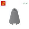 Нетоксичный 14918 100 г / 79 шт. Конус 2x2 Строительные блоки Moc Крупные детали ракеты Совместимые с кубиками DIY Подарок для детей Коробка для сборки