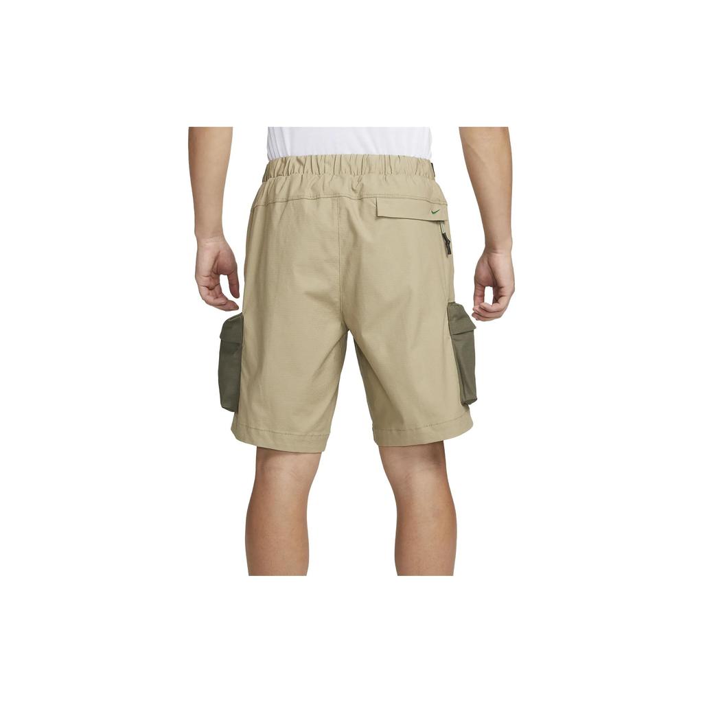 Nike Sportswear Woven Cargo Shorts Men Bottoms Olive-Green FN0464-276