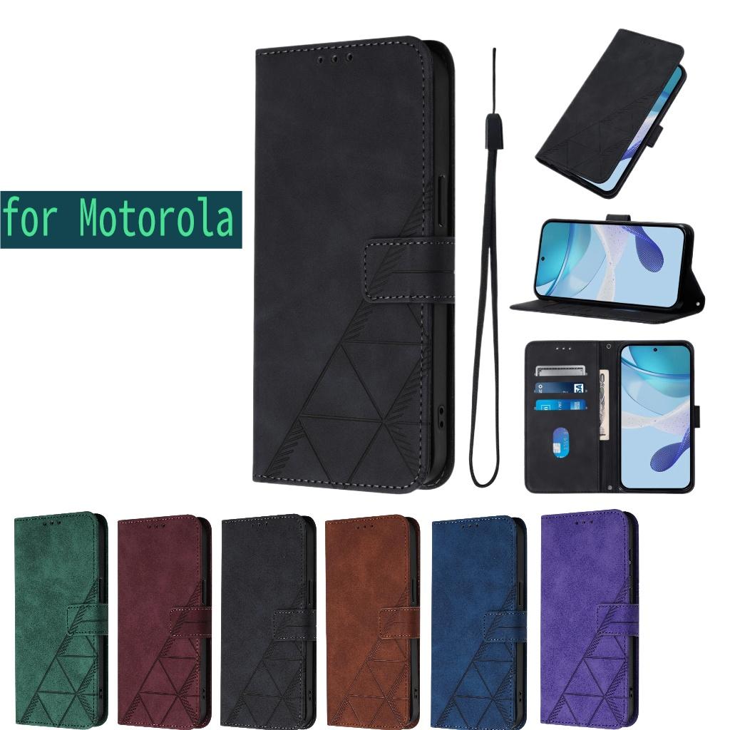 6-цветный модный деловой чехол-кошелек из искусственной кожи для Motorola Moto E13,E20,E30,E40,Moto G,Moto G Play,Moto G Stylus,G04,G05,G13,G23,G53...