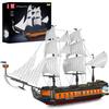 MOULD KING 13192 Pirate Ship Building Block The MOC Imperial Flagship Model Toys Assembly Ship Brick Set Kids Christmas Gift