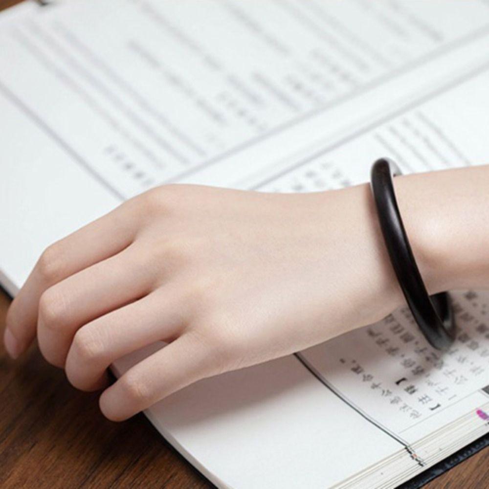 Retro Natural Sandalwood Bangle Vintage Ethnic Style Bangle Temperament Wood Bangle Party