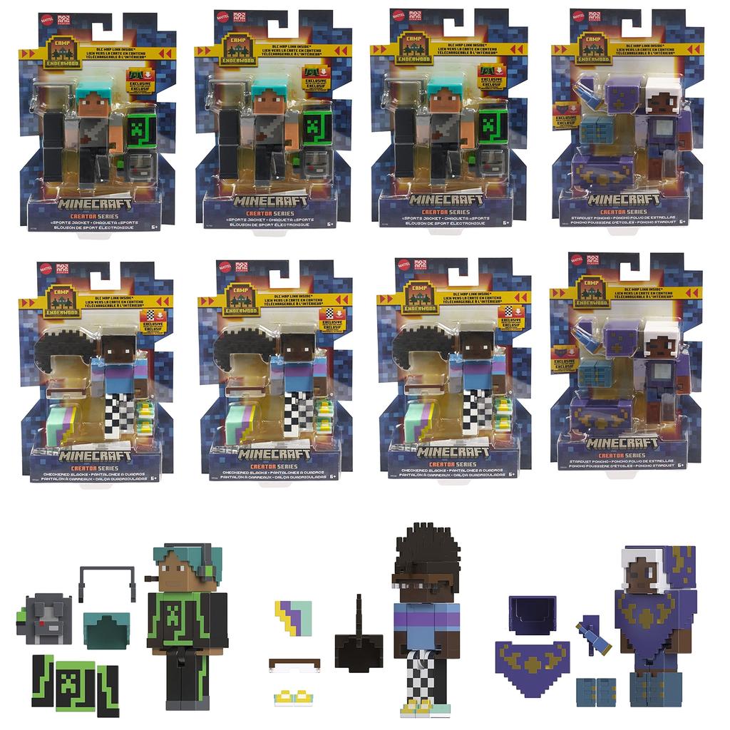 Minecraft Creator Series Figure F Assortment In Box Containing 8 Years Old and (MINECRAFT) [Sold Figures] [6 Up] 986F-HJG74