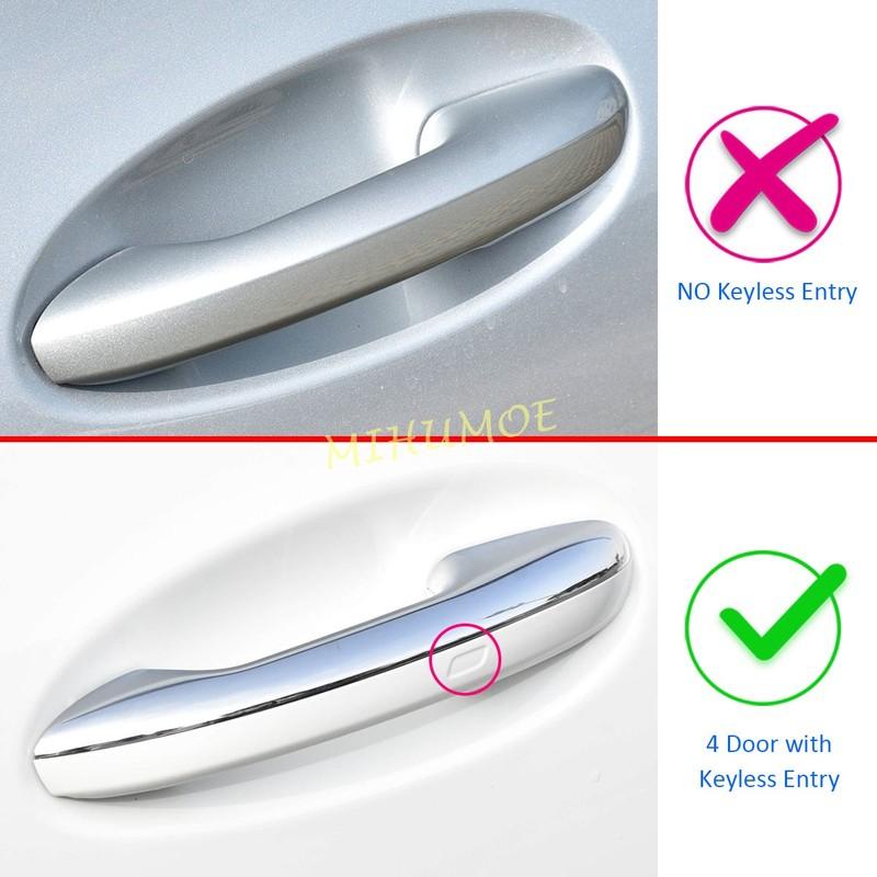 For Mercedes Benz GLC X254 C254 C Class W206 S206 X206 Car Door Handle Trim Cover Frame Exterior Accessory 4 Smart Keyholes 4Pcs
