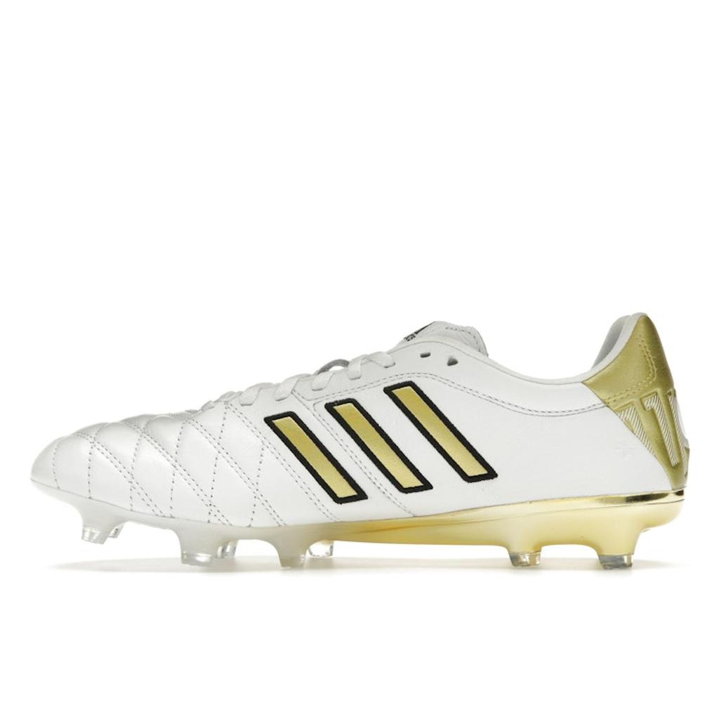 Toni Kroos X Adidas 11Pro FG White Gold Metallic Men Sneakers Cloud-White Core-Black JH6410