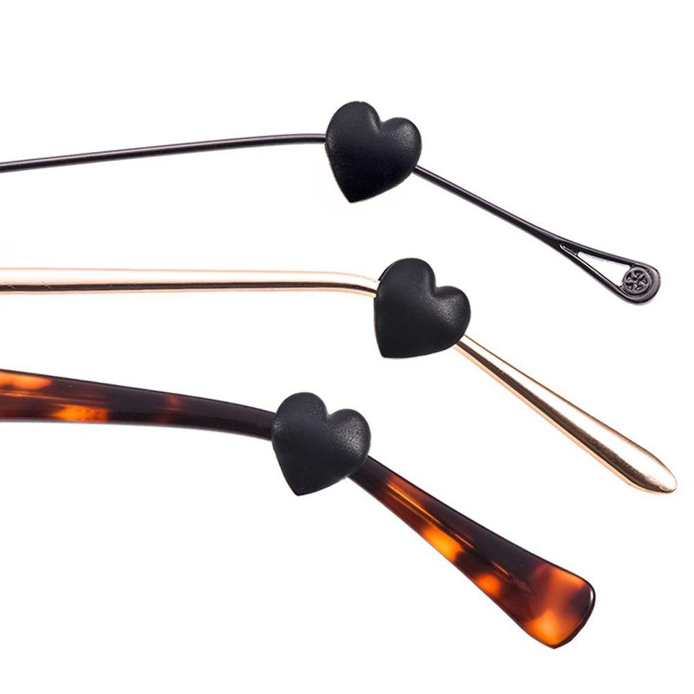 Adult Heart Anti-Slip Kids Women Ear Hooks Glasses Straps Ear Grip Hooks Sports Temple Tips