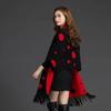 Sweater Women's Cape Cardigan Cloak Jacket Thick and Warm New Autumn and Winter Shawl with Sleeves Fashionable Scarf Dual-use