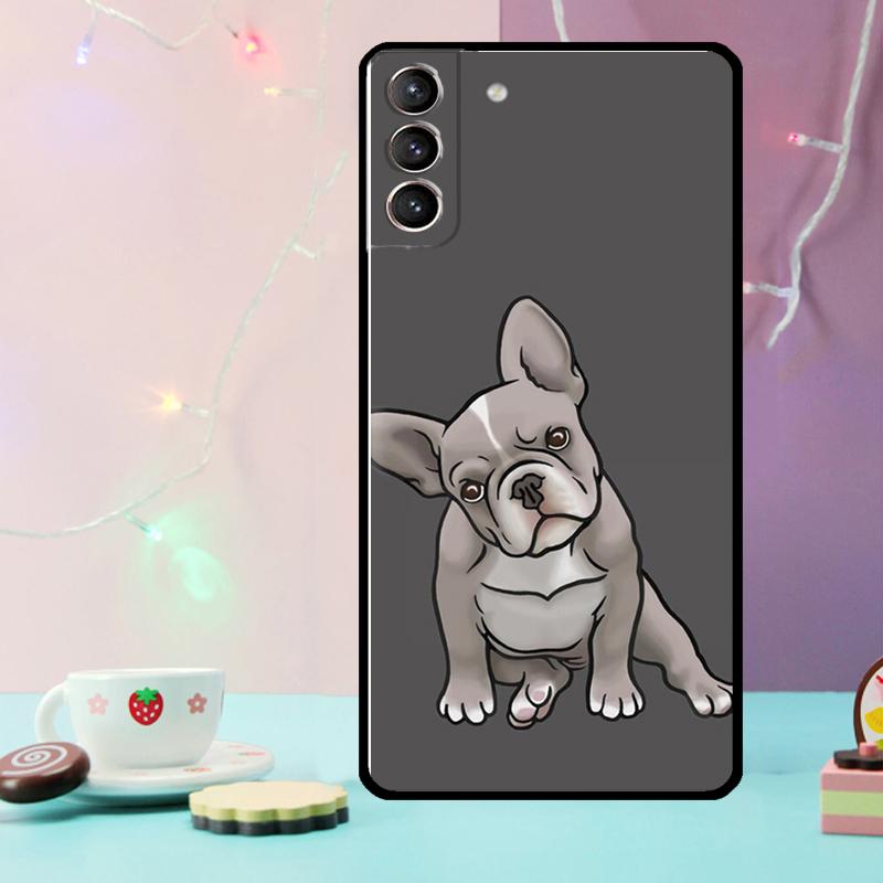Чехол для телефона Samsung Galaxy с французским бульдогом S21 S20 FE S22 S23 S24 Ultra Note 10 Plus Note 20 S8 S9 S10
