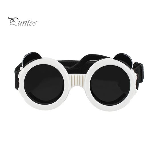 1 пара очков для домашних собак, ветрозащитные солнцезащитные очки с УФ-защитой и регулируемыми ремешками, солнцезащитные очки для маленьких и средних собак, щенков, собак