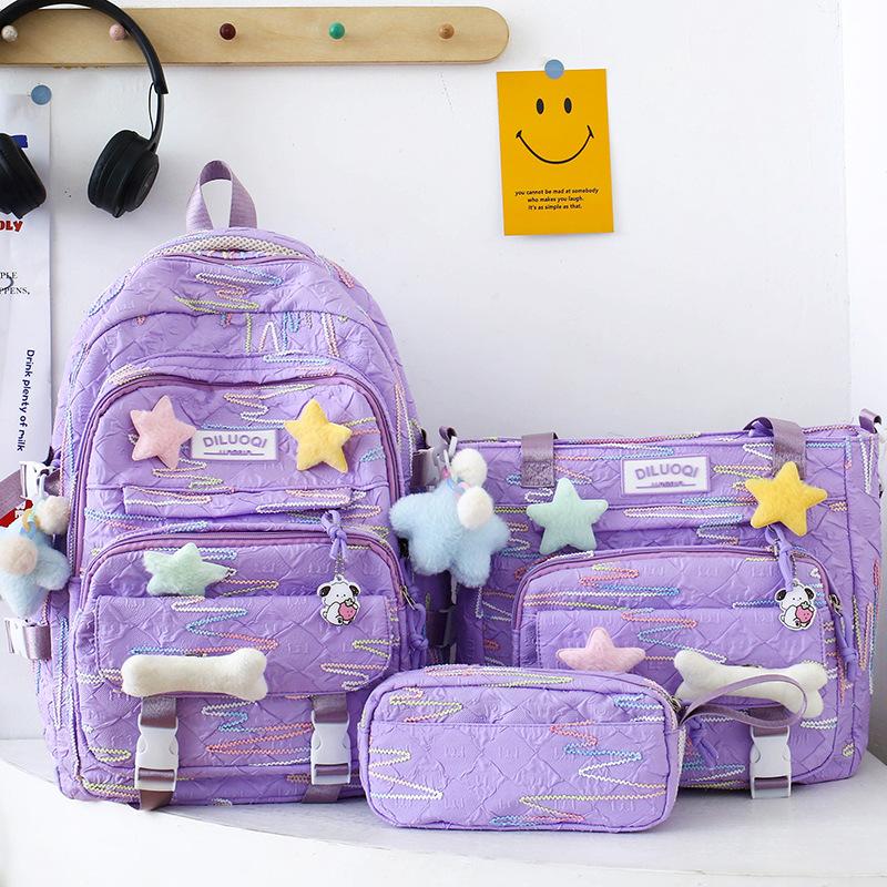 Новый школьный рюкзак для учеников начальной школы Девочек Учеников средней школы Детский школьный рюкзак