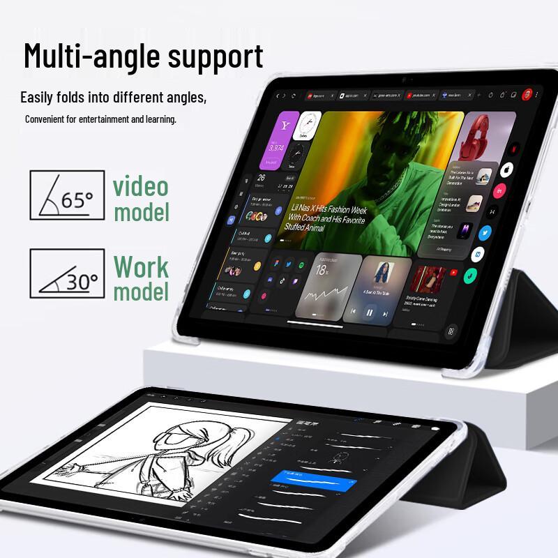 ALittleFlower Трехскладной умный чехол для Apple iPad