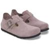 Birkenstock Лондон Низкие Повседневные Туфли Унисекс Фиолетовый Обычный Свободный Крой 1028112