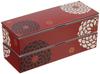 HAKOYA Slim Square Bento 50462 Two-Tiered Box, Red, Hyakka,