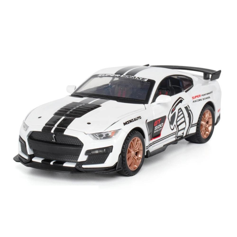 1/32 Ford Mustang Viper GT500 Спортивный Автомобиль Сплав Литье под Давлением Модель Высокая Симуляция Модель Транспортного Средства Украшение Игрушки для Детей Мальчиков Подарок