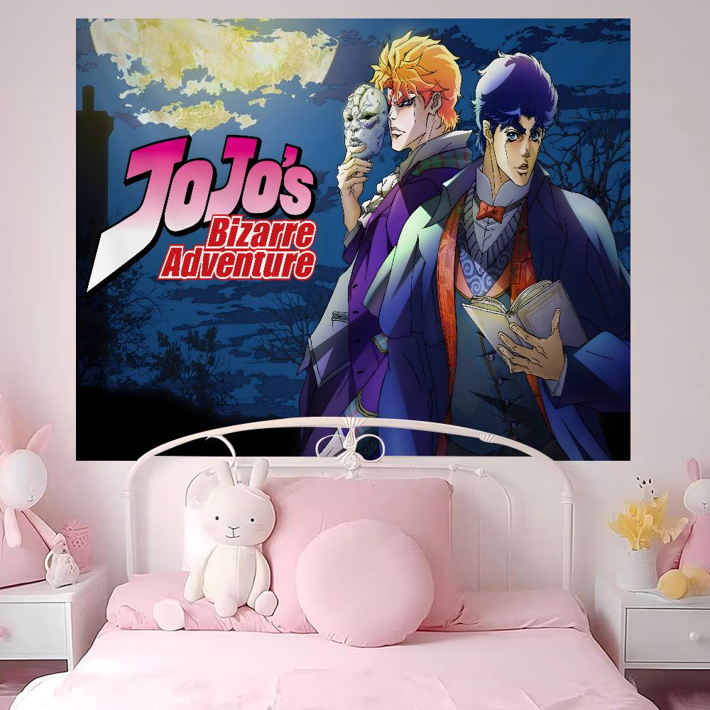 Аниме JJojoS BBizarre AAdventure Мультяшный Гобелен Настенное Украшение Бытовое Домашний Декор