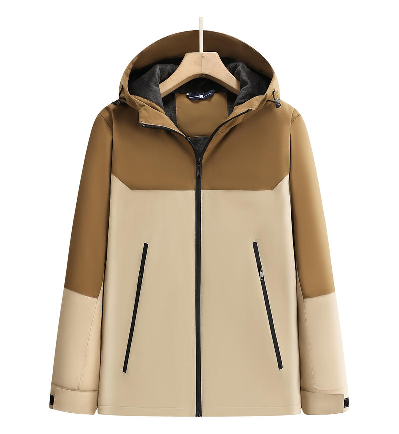 Winter Business Leisure Crystal Super Soft Cotton Assault Jacket For Men, Fashion Coat, Three Moisture-proof Windbreaker Jacket, Outdoor Adventure