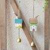 2pcs Cute Little House Wind Chimes, Creative Hanging Decorations, Door Handle Bells, Suitable for Home, Balcony, Bedroom Windows, Outdoor Garden