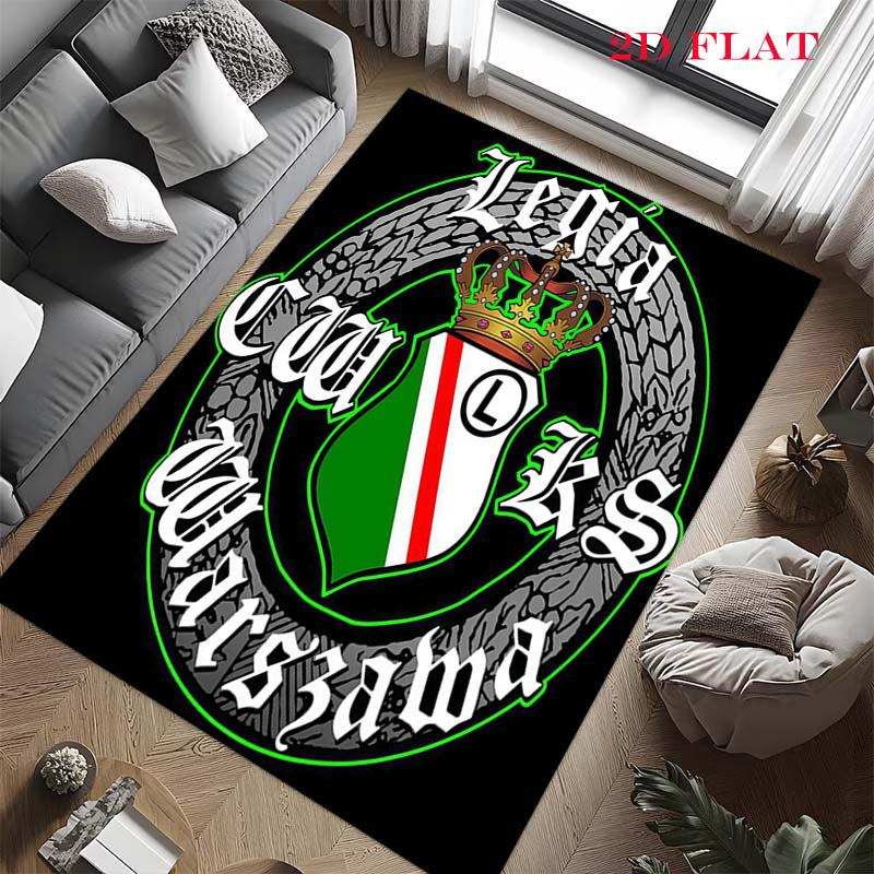 Постер Legia Warsaw Ковер для гостиной, спальни, дома, украшение для дивана, Нескользящий коврик для детских игр