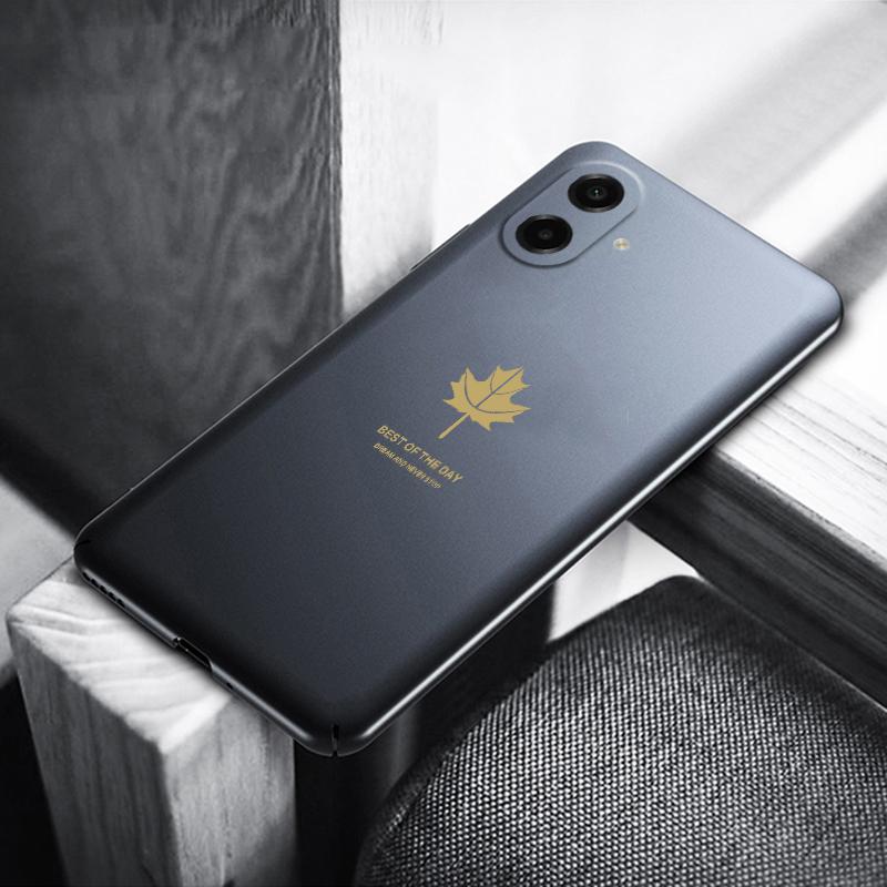 For Samsung Galaxy A07 / A07S / A08 / A18 Case Soft Silicone Maple Leaf Shape for Samsung Galaxy A07 / Galaxy A07S / Galaxy A08 / A18 Back Cover