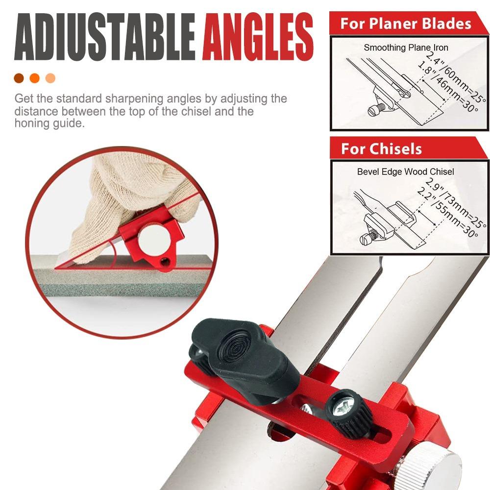 Wood Chisel Fixing Bracket Woodworking Tool Sharpening Jig Fixed Angle Sharpener Woodworking