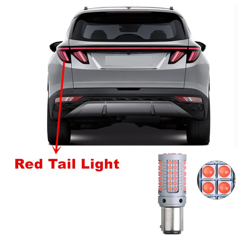 Для Hyundai Tucson NX4 2022 2023 2 шт. 69smd светодиодный сигнал поворота для салона автомобиля, резервные задние фонари заднего хода, лампы