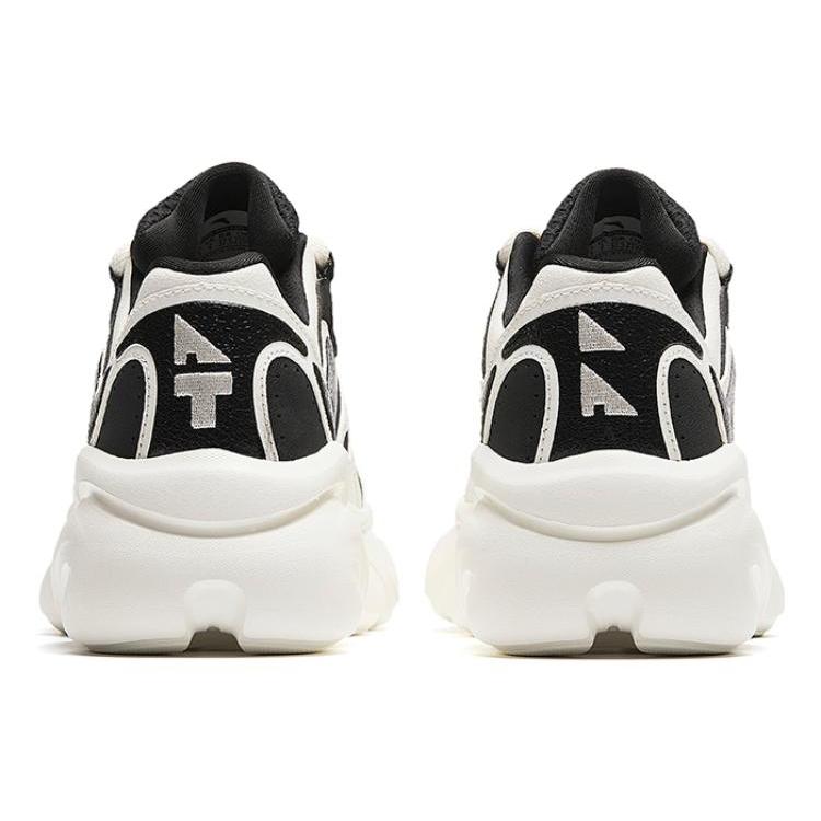 Anta Meow Shoes Удобные Износостойкие Низкие Повседневные Туфли Женские Черно-Белые 122348886-3