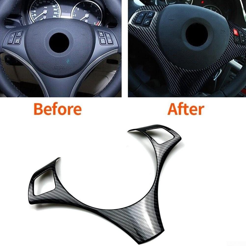 1шт чехол на руль черный стильный из углеродного волокна