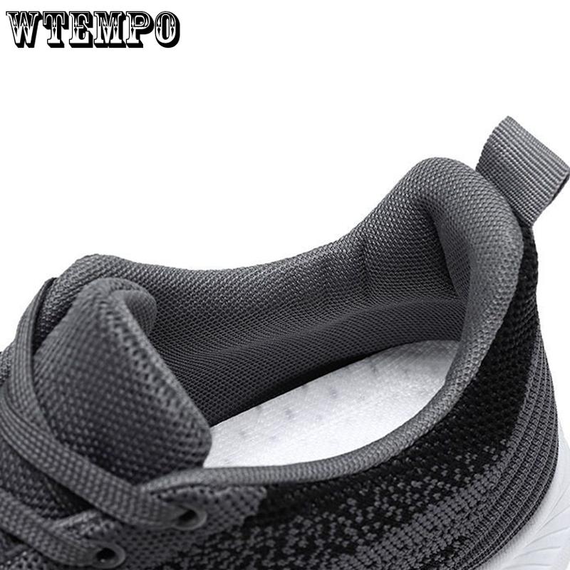 WTEMPO Летние кроссовки, мужские сетчатые легкие дышащие спортивные туфли, нескользящая повседневная обувь с мягкой подошвой, амортизирующие кроссовки