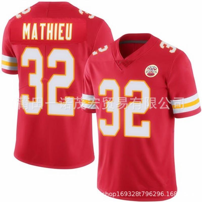 Kansas City Chiefs Football Jersey 15 MAHOMES 87 KELCE Embroidered Rugby Men