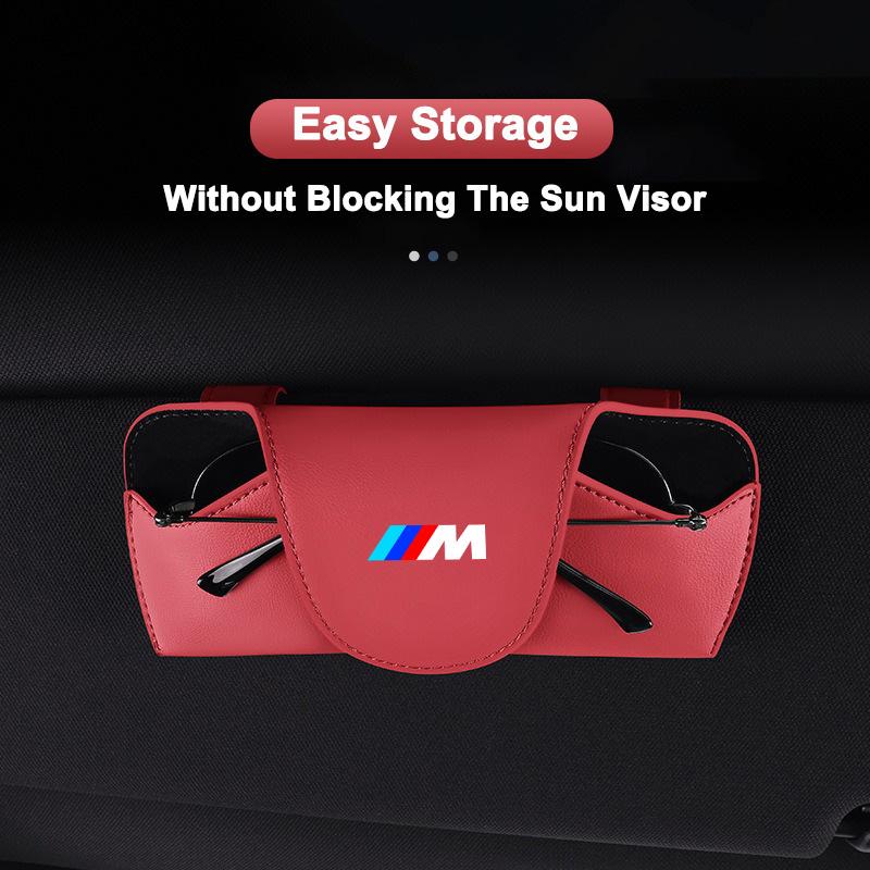 For BMW 1 2 3 4 5 6 7 X Series Z4 G11 G30 X1 F48 X2 F39 X3 G01 X4 G02 Car Interior Glasses Case Sun Visor Sunglasses Box Holder BF2