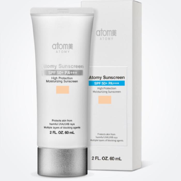 Солнцезащитный крем Atomy High Protection 60 мл SPF 50+PA+++ 2 цвета