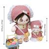 Пакет конфет 20 см Одежда для куклы Наряд Клетчатая юбка Набор одежды для куклы 10/20 см Хлопковая кукла