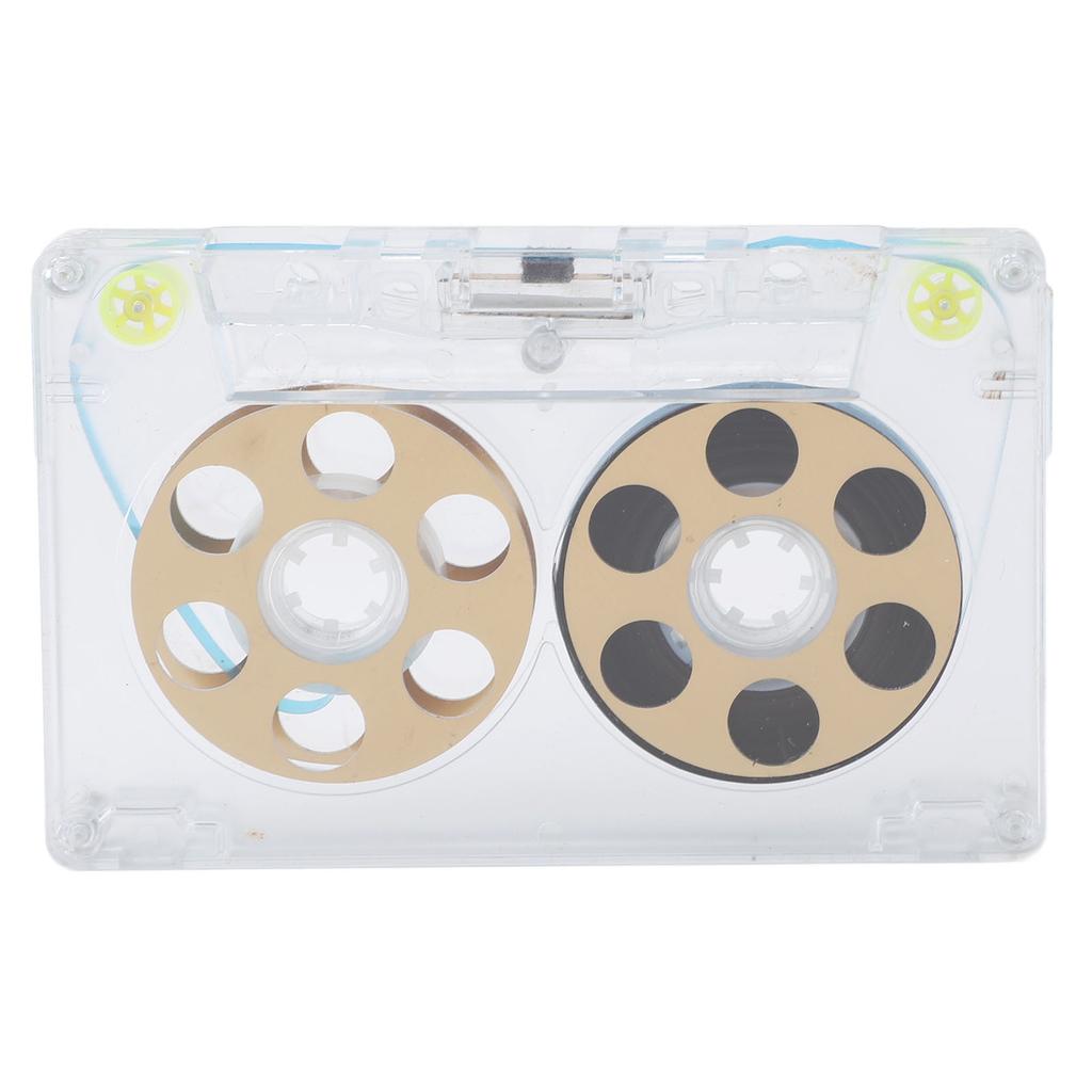 Reel to Reel Blank Cassette Tape 46 Minute Recording Time Low Noise Blank Music Cassettes for Recording Music
