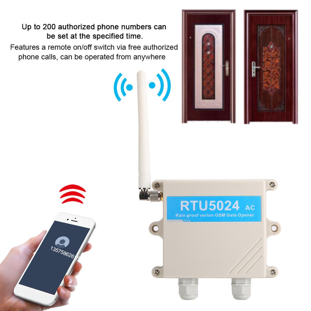 RTU5024 GSM контроллер доступа к двери водонепроницаемый пульт дистанционного управления воротами система входа