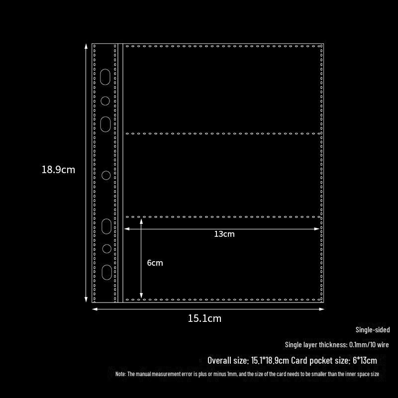 Нескользящая визитница формата А5 с 4-мя прозрачными внутренними карманами для хранения 3-дюймовых фотографий Polaroid