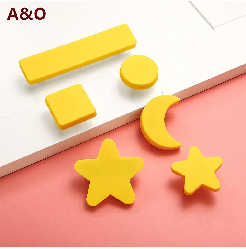 Child Handles Drawer Cabinet Furniture Kitchen Handles for Cabinet Knob Door Drawer Furniture Kitchen Knob Simplicity Hardware