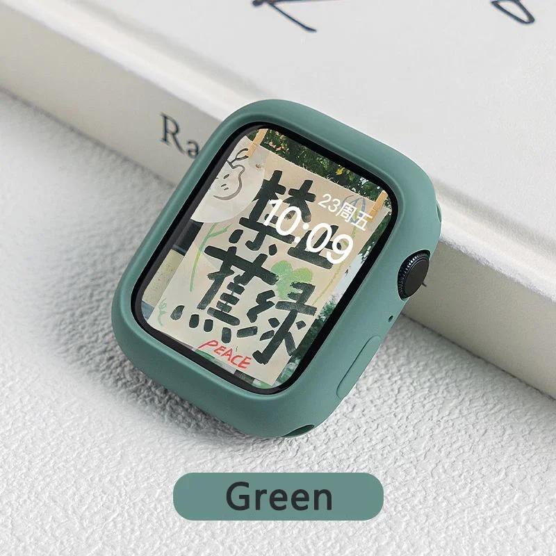 Силиконовый чехол Candy для Apple Watch 10 Case 46мм 42мм 41мм 45мм 49мм Ultra 44мм 40мм Защитный бампер iWatch series 9 8 7 6 Se