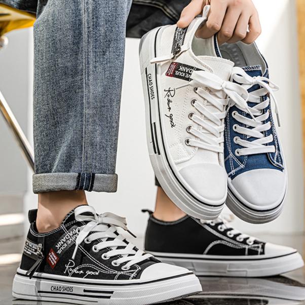 Парусиновые туфли Мужская летняя дышащая обувь Универсальная студенческая классическая тканевая обувь Спортивная повседневная тканевая обувь Легкая мягкая подошва для досок