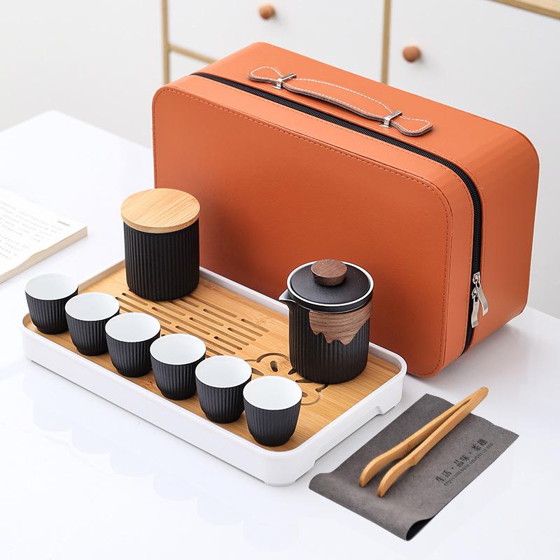 Креативный сувенир Гочао Керамический Портативный Дорожный Чайный Набор Бизнес Компания Высококлассные Подарки