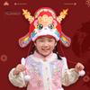 Набор для самостоятельной сборки шляп для китайской новогодней вечеринки, набор для изготовления шляпы в виде змеиной головы для детей, реквизит для фотосъемки, праздничный наряд
