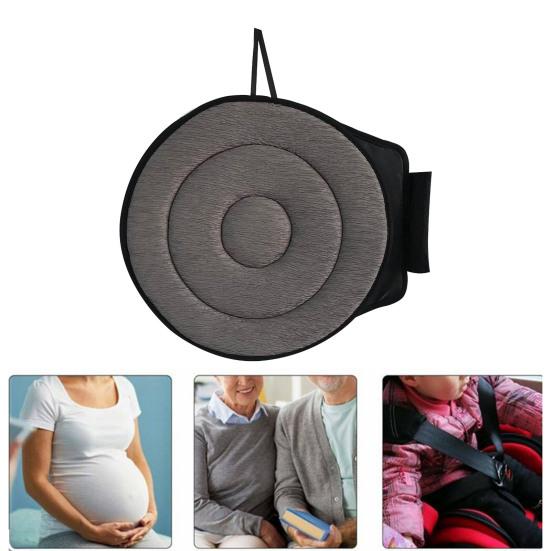 Подушка для сиденья с поворотом на 360 градусов, износостойкая, дышащая ткань, нескользящая, круглая, вращающаяся, подушка для автомобильного сиденья